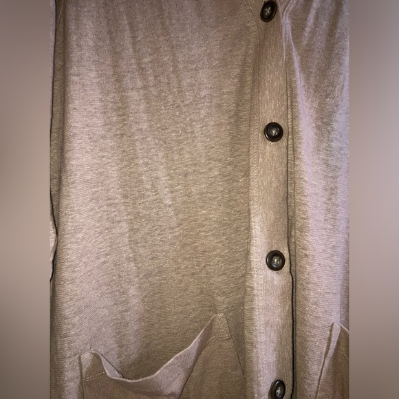 Pure J Jill Organic Cotton and Hemp Button Front Duster Cardigan Size small - Picture 4 of 5
